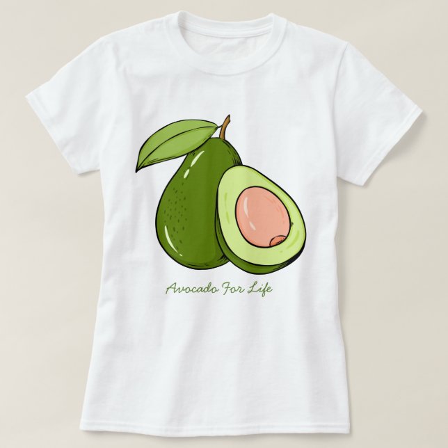 Avocado T-Shirt (Design vorne)