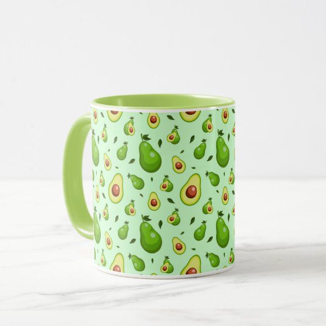 Avocado Tasse (Vorderseite Links)