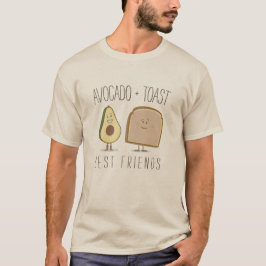 Avocado + Toast-beste Freund-lustiges T-Shirt