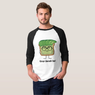 Avocado-Toast-Hipsterglas-Schmiererhaar T-Shirt