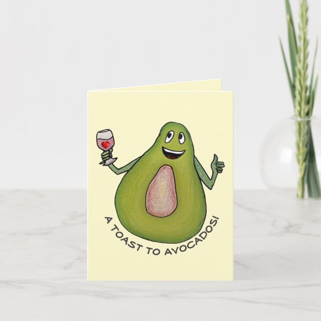 Avocado Toast Karte (Vorderseite)