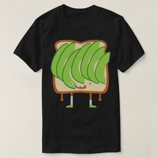 Avocado Toast Mein Leben T-Shirt (Design vorne)