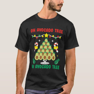 Avocado Tree Funny Food Veganes Weihnachtsgeschenk T-Shirt