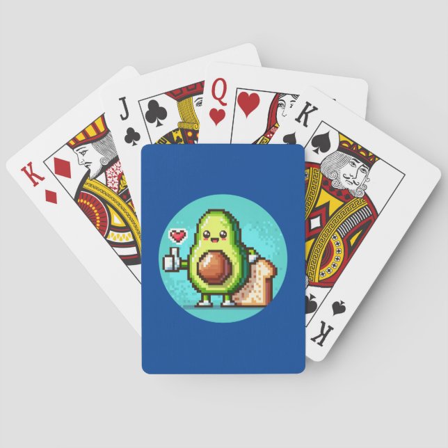 Avocado treibt auf! spielkarten (Rückseite)
