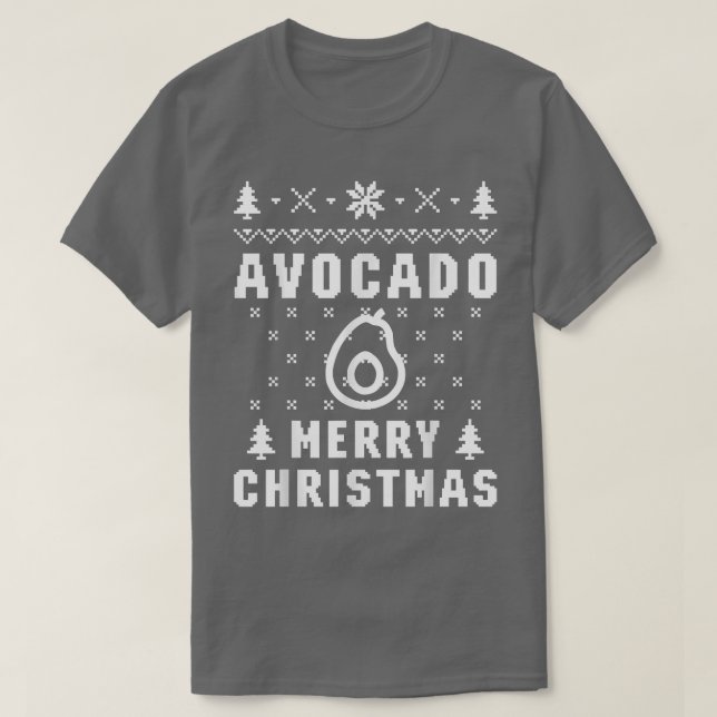 AVOCADO Ugly Christmas Sweater T-Shirt (Design vorne)