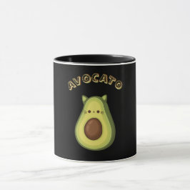 Avocado und Cat Lovers. AVOCATO-Tasse Tasse
