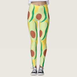 Avocado und Gelbe Leggings