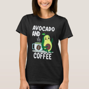 Avocado- und Kaffeeliebhaber Keto Vegan Vegetarisc T-Shirt