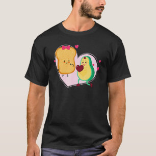 Avocado und Toast Süße Avocado Vegane Ernährung T-Shirt