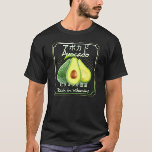 Avocado Vegan Gesunde Früchte und Gemüse T-Shirt