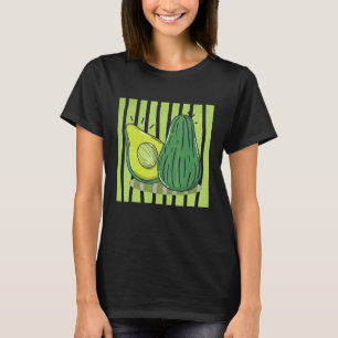 Avocado-Vegan-Lazy-Halloween-Kostüm T-Shirt