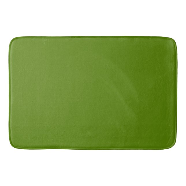 Avocado (Vollfarbe) Badematte (Vorderseite)