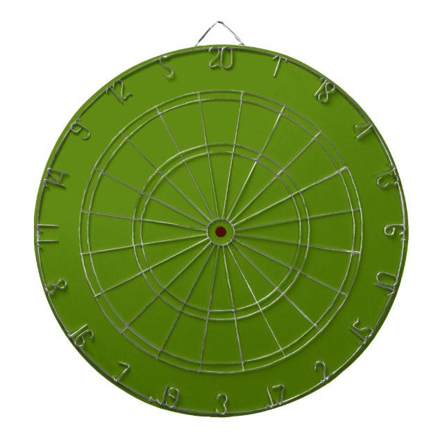 Avocado (Vollfarbe) Dartscheibe (vorne)