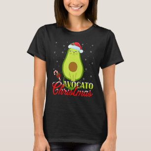 Avocado-Weihnachtsbeleuchtung Weihnachtsmann Avoca T-Shirt