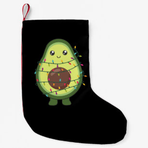 Avocado Weihnachtslicht Funny Avocados Adult Clot Kleiner Weihnachtsstrumpf