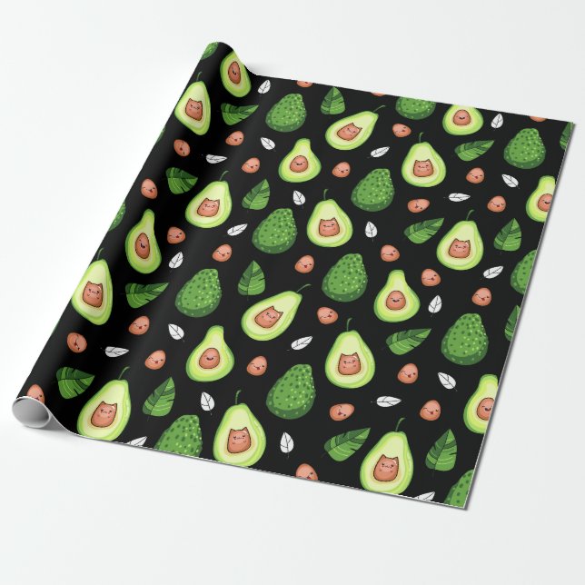 Avocado Wrapping Paper Geschenkpapier (Ungerollt)