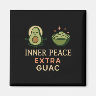 Avocado Yoga Lustig Namaste Pun Pflanzen-basierte Magnet