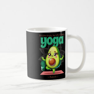 Avocado Yoga Namaste - Cute Kawaii Fitness Und Ges Kaffeetasse