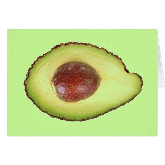 Avocadogrußkarte Karte