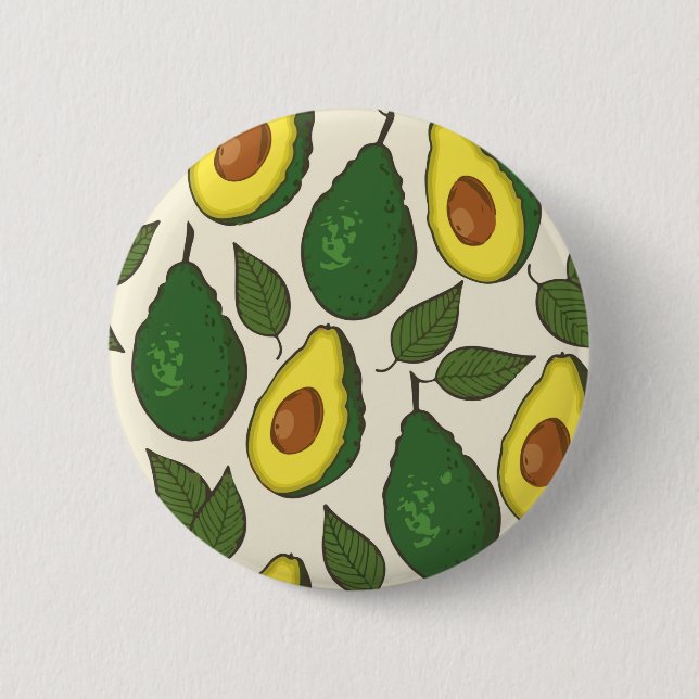Avocadomuster Button (Vorderseite)
