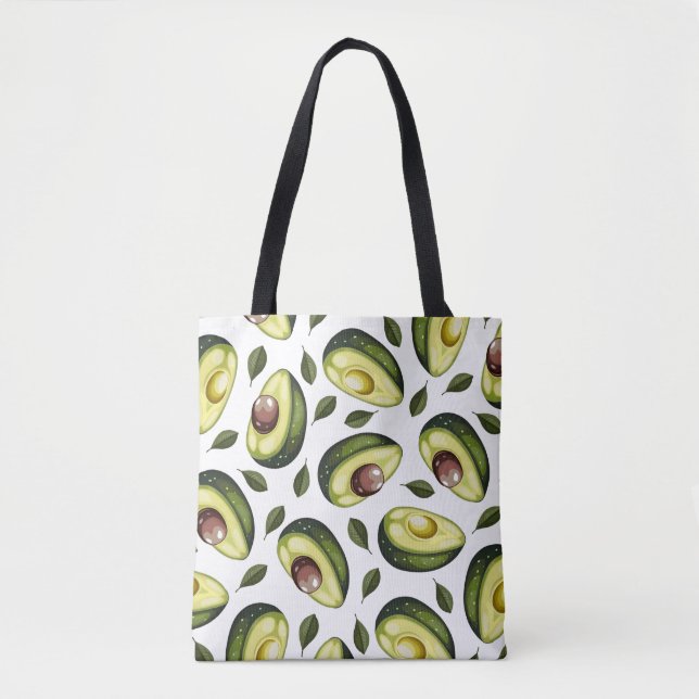 Avocadomuster Grün Tasche (Vorderseite)