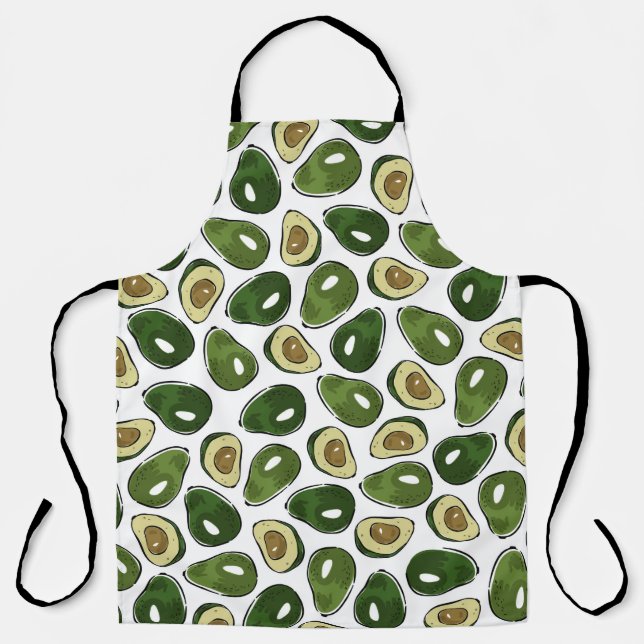 Avocadomuster Schürze (Vorderseite)