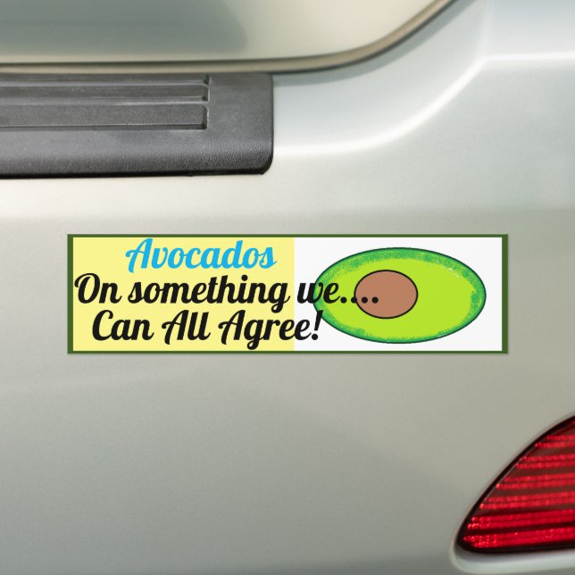 Avocados - Auf etwas, das wir..................... Autoaufkleber (Auf Auto)