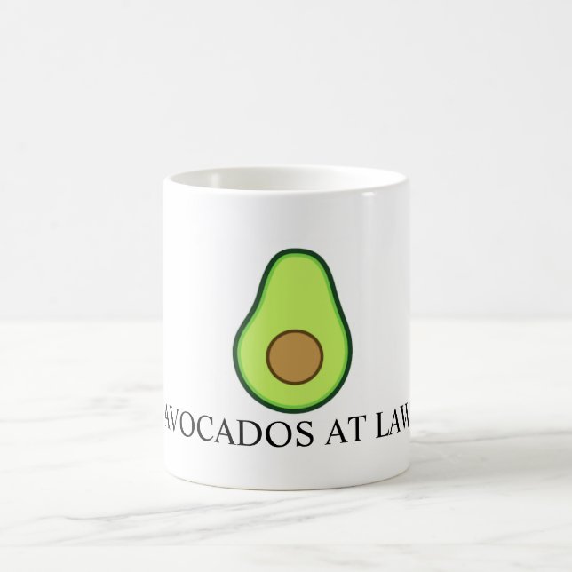 Avocados auf Tasse des Gesetzes (Draufgänger)  (Mittel)