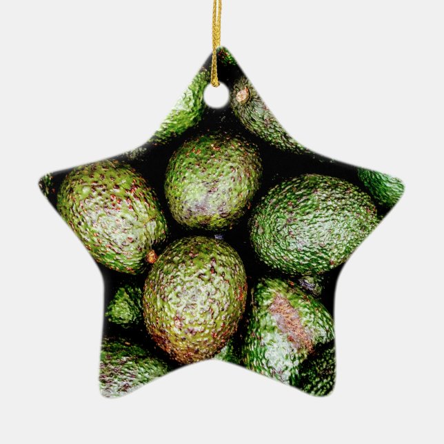 Avocados Keramikornament (Vorne)