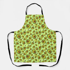 Avocados Lime Green Fruit Gemustert Schürze
