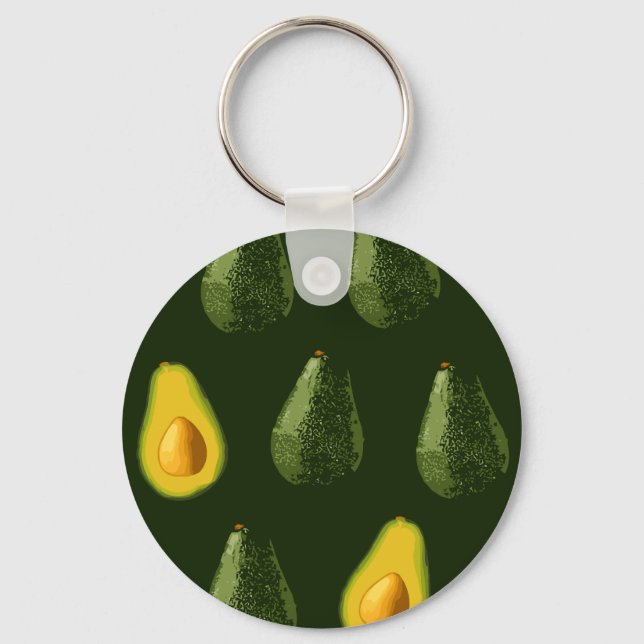 Avocados Schlüsselanhänger (Vorderseite)
