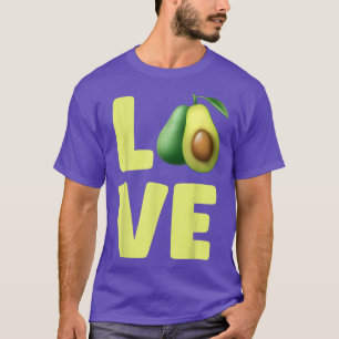 Avocados Vegetarian Vegan Food Avocado Liebe T-Shirt