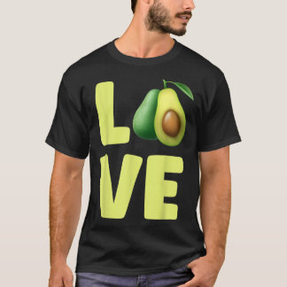 Avocados Vegetarian Vegan Food Avocado Love  T-Shirt
