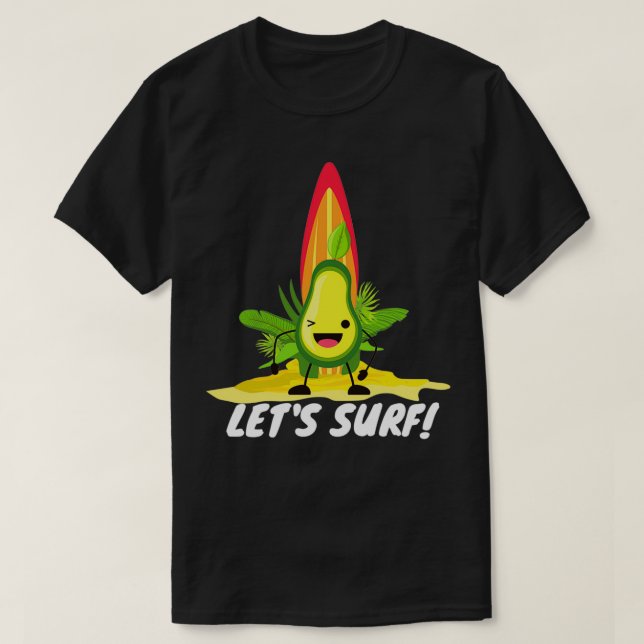 Avocadosurfen 56 T-Shirt (Design vorne)