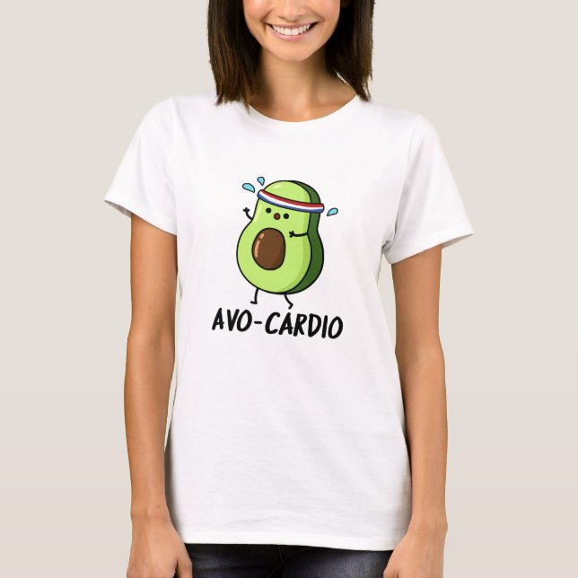 Avocardio Funny Excercise Avocado Pub T-Shirt (Vorderseite)