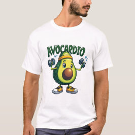 Avocardio Funny Workout Avocado T - Shirt