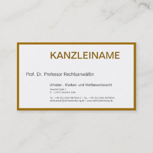 Avocat Carte de visite