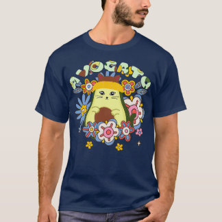 Avocat mit Blume T-Shirt