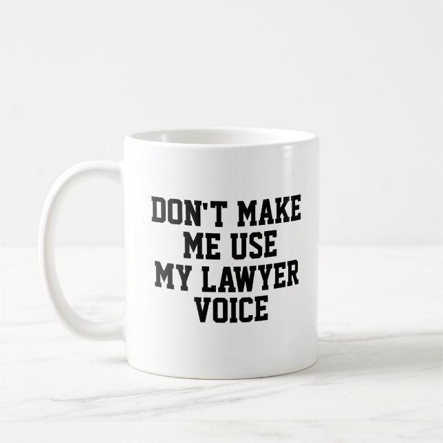 Avocat Personnalisé Café Mug (Gauche)