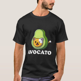 Avocato Avocado Katzen Vegan Vegetarisch Keto-Diät T-Shirt