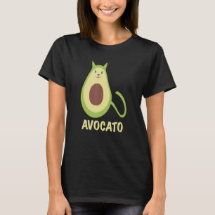 Avocato Lustige Süße Katze Avocado Geschenk Für Ve T-Shirt