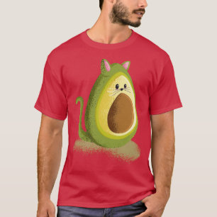 Avocato Niedlich Cat Funny Avocado Classic TShirt