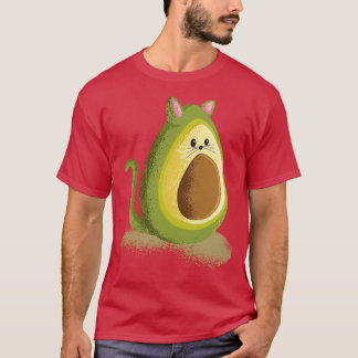 Avocato Niedlich Cat Funny Avocado Classic TShirt