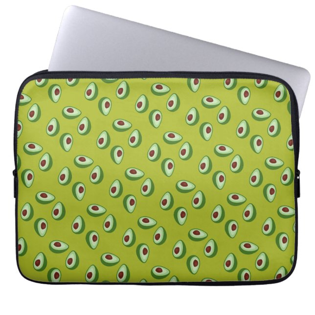 AVOCATO PATTERN LAPTOPSCHUTZHÜLLE (Vorderseite)