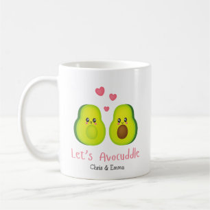 Avocuddle lass - Custom Avocado Couple Names Kaffeetasse