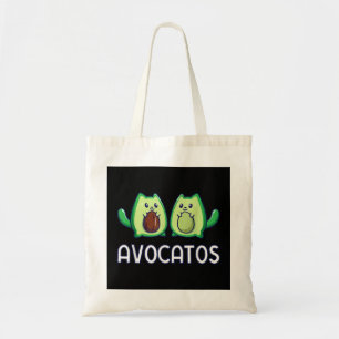 Avogato Avocado Cat Cat Vegan Tragetasche