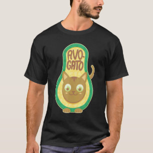 Avogato Avocadokatze Für Veganer & Vegetarier T-Shirt