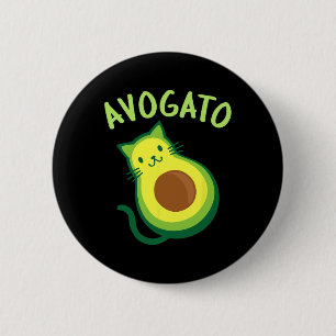 Avogato Cat Avocado - Funny Cinco De Mayo Button