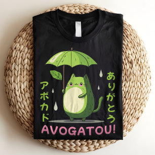 Avogatou Arigato Avocado Pub Niedlich Japanisch Tri-Blend Shirt