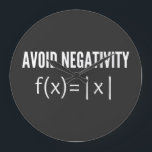 avoid negativity math equation große wanduhr<br><div class="desc">avoid negativity math equation,  avoid negativity,  math equation,  math,  math student,  mathematics teacher,  math teacher,  mathematics,  mathematicians,  mathematicians job,  math genius,  mathematicians career,  calculator,  math geek,  math nerd,  math struggle,  math quiz,  math geeks,  equation,  math instructor,  numbers,  faculty,  equations,  math club,  idea</div>